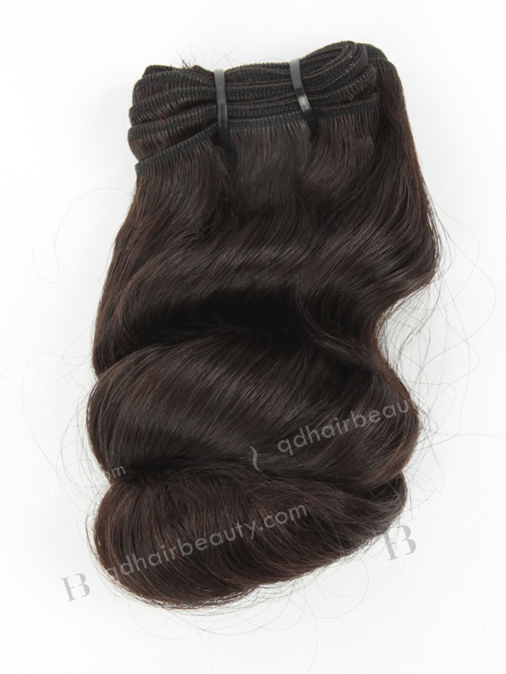 In Stock 7A Peruvian Virgin Hair 10" Double Drawn Vivi Wavy Natural Color Machine Weft SM-697
